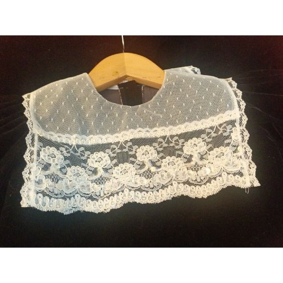 Nwt Girls Shara Too By Shara Vintage Black Velvet Dress Puritan Collar 6X - Picture 3 of 7